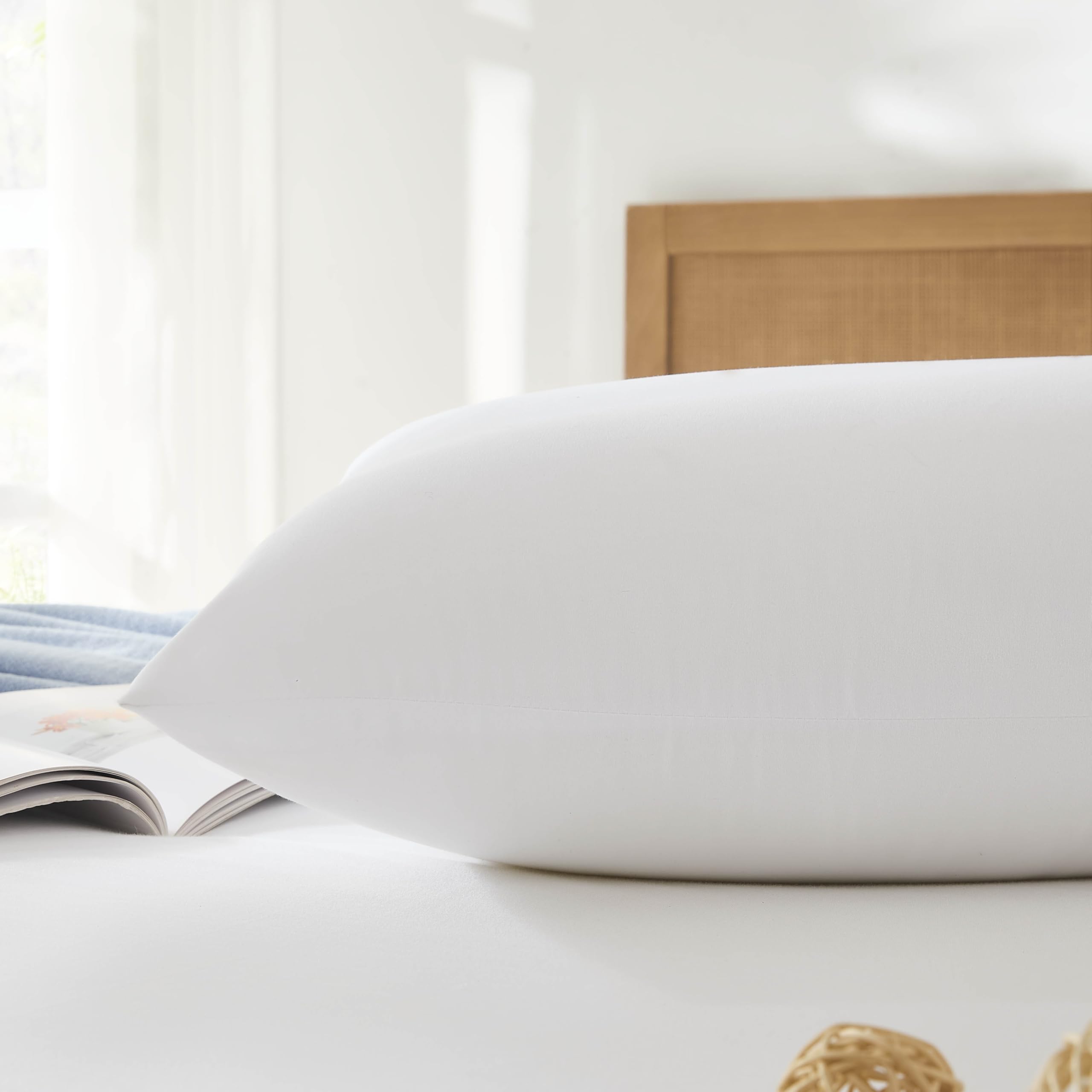 Bed Pillows for Sleeping - Breathable & Comfortable, Ideal for Side