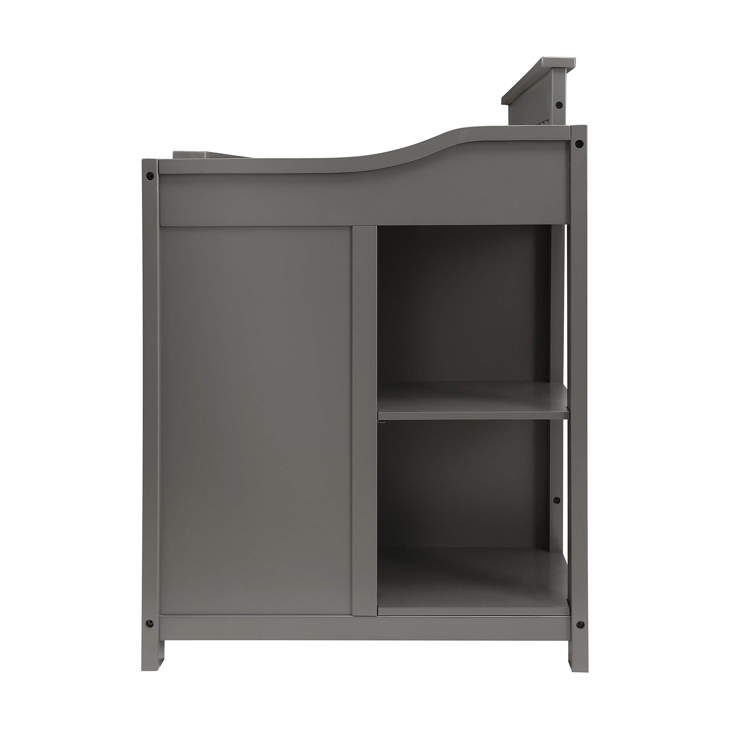 piedmont 4-in-1 Convertible Crib and Changer Combo in Slate