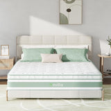 Queen Mattress, 12 Inch Hybrid Mattress, Gel Memory Foam with Individual Pocket