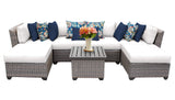 FLORENCE-07a Florence 7 Piece Outdoor Wicker Patio Furniture Set