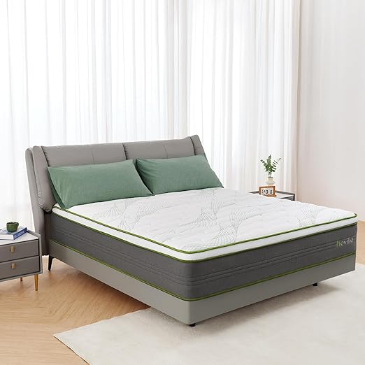Twin Size Mattress, 10 Inch Hybrid Mattress in a Box