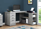 Computer Desk L-Shaped Corner Desk with storage - Left or Right Facing