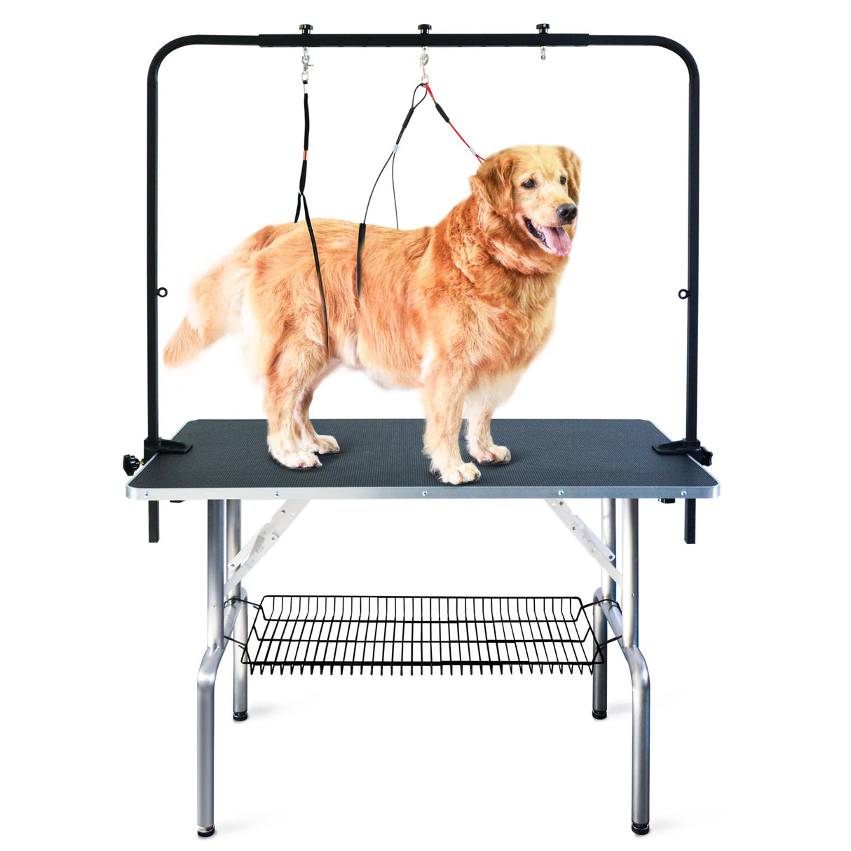 46-Inch Heavy Duty Dog Grooming Table for Large Pets