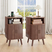 Farmhouse Mid Century Modern Nightstand