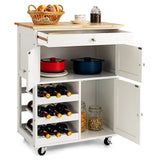 Kitchen Island Cart, Rolling Kitchen Trolley Cart