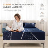 Queen Mattress, 12 Inch Queen Size Hybrid Mattress in a Box,