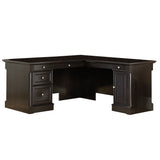 Palladia L-Desk, Wind Oak finish