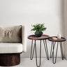 Nesting Tables for Living Room, Round Nesting Coffee Table