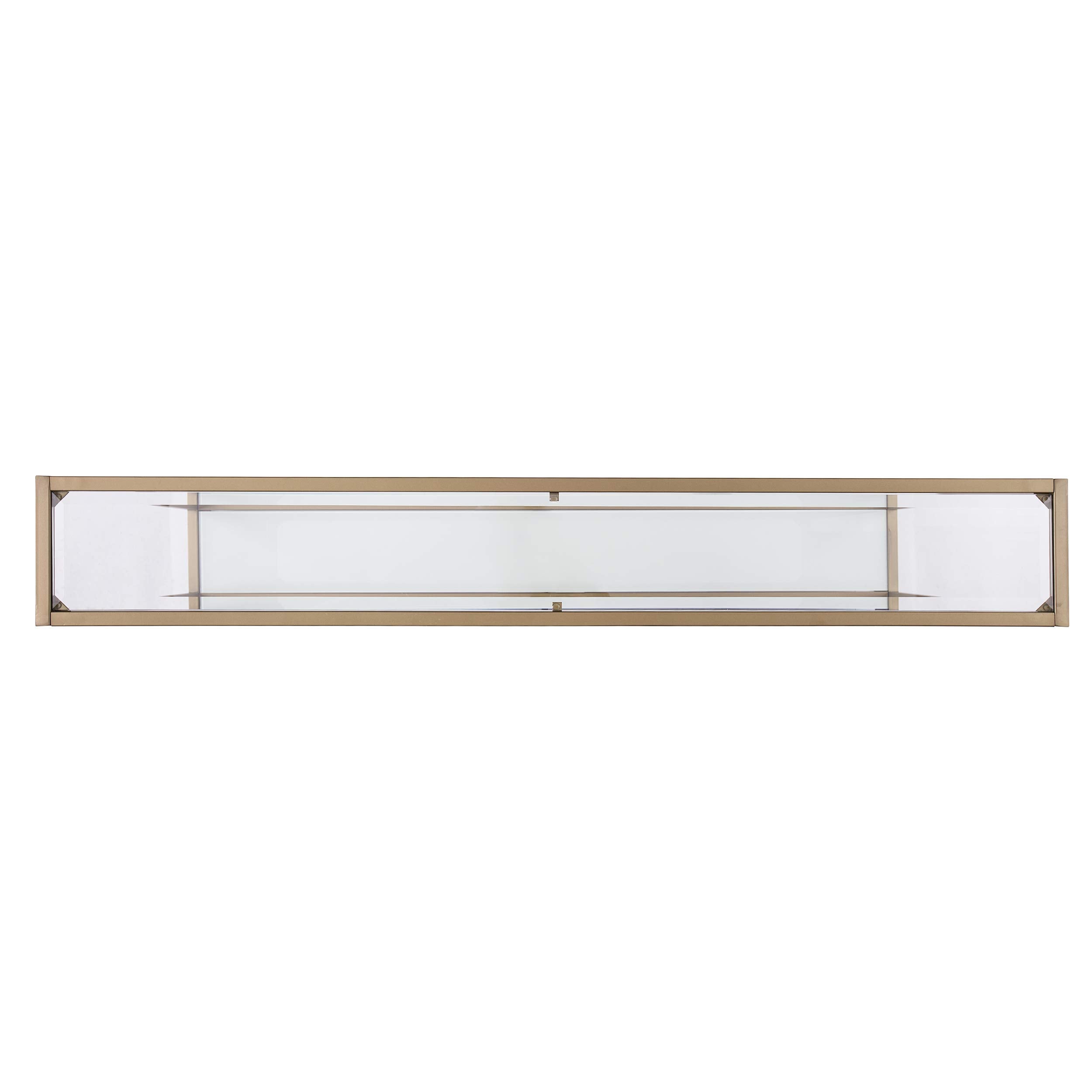 Bergen 56 inches Long Narrow Metal Console Table, Open Concept Living Space