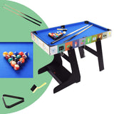 4FT Folding Muliti Sports Game Table, Combo Game Table -Pool Snooker Table