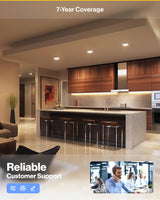 LED Disc Lights 6 Inch Flush Mount Ceiling - 24 Pack Dimmable Recessed Lighting