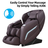 Massage Chair, Full Body Zero Gravity Recliner with AI Voice Control