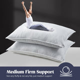 Goose Feathers Down Pillows, Hotel Collection Standard Pillows for Sleeping