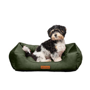 Luxury Dog Bed - Comfortable Tufted Velvet Cushion for Small to Large Dogs