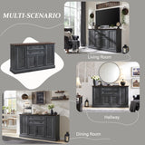 Sideboard Buffet Cabinet with Storage, 58'' Large Coffee Bar Stroage Cabinet