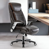 Big and Tall 400lbs Executive Office Chair, Luxury Pu Leather Home Desk Chair