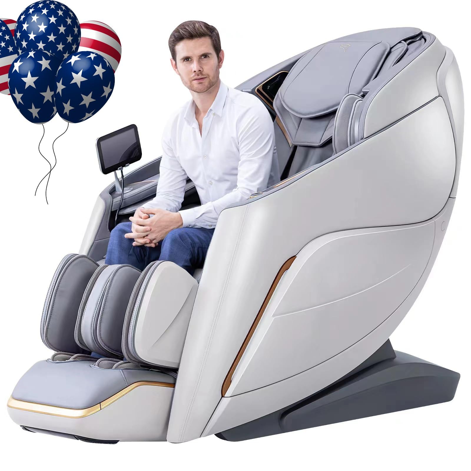 A710 4D Massage Chair, Named Alfine, Full Body Shiatsu Zero Gravity Recliner
