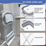 Portable Dog Bath Tub - Collapsible Elevated Pet Washing Station