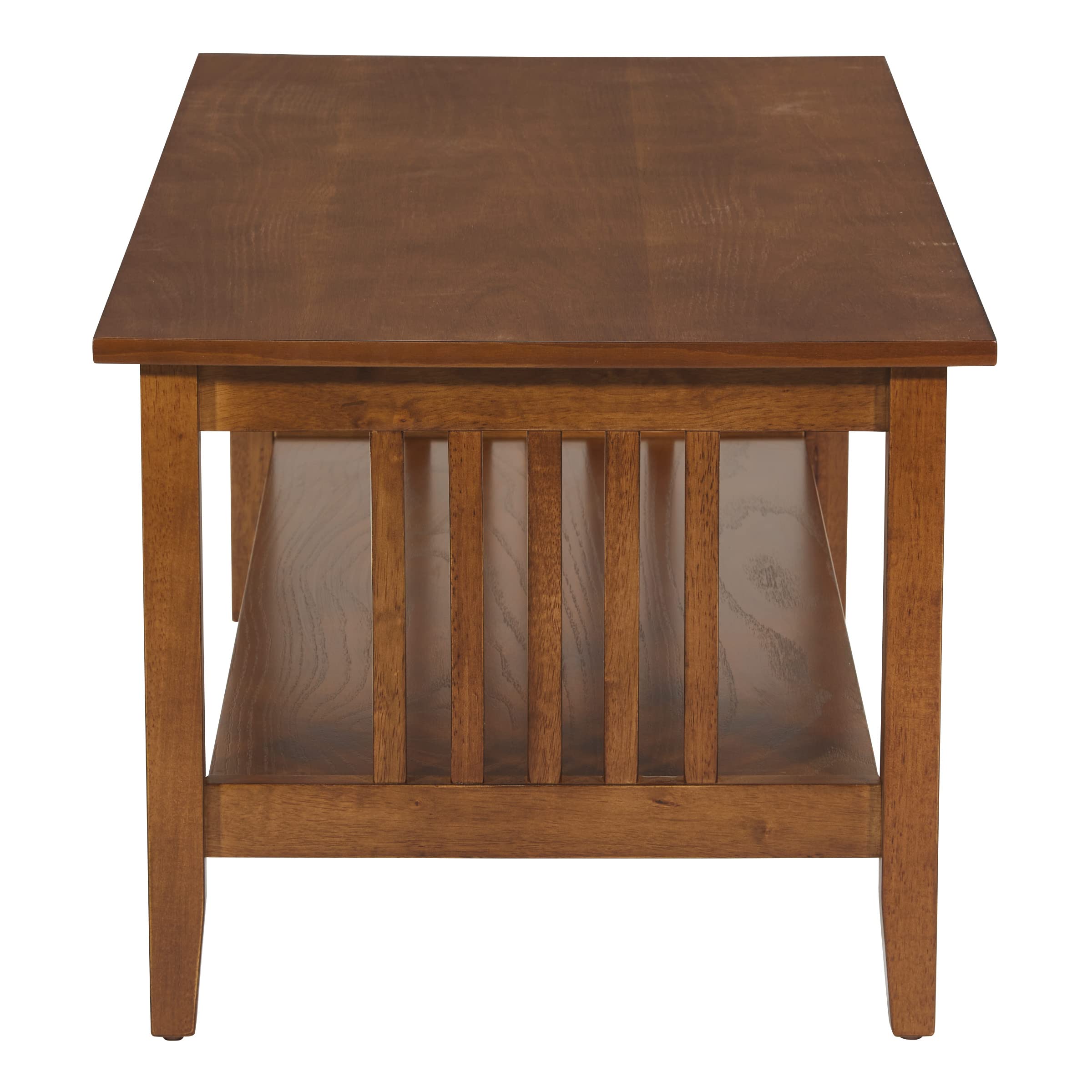 Home Furnishings Sierra Coffee Table with Lower Storage Shelf