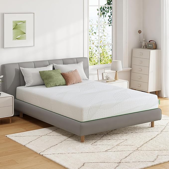 Queen Size Mattress, 12 Inch Gel Memory Foam Mattress Queen,