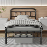 Queen Platform Bed Frame with Headboard - Heavy Duty Metal Bed Frame