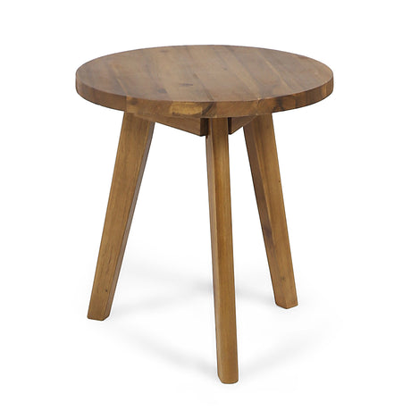 Christopher Knight Home Gino Outdoor Acacia Wood Side Table, Natural Finish - Bircata