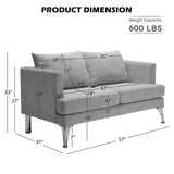 Loveseat, Small Sofa Couch for Living Room,Boucle Couches Sofa