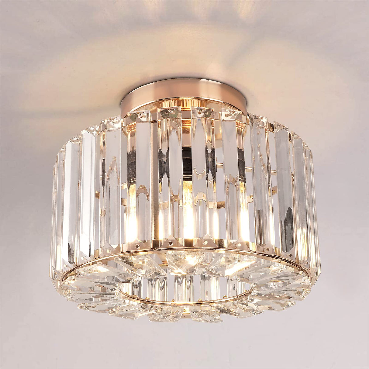 Mount Ceiling Light - Crystal Chandelier Modern Ceiling Light Fixture Hallway Light