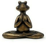 Yoga Frog Statue