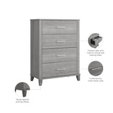 Somerset Chest of Drawers in Platinum Gray