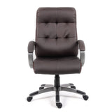 Double Plush High Back Executive Chair, Brown (B8771P-BN)