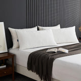 Pillows Queen Size Set of 2, Adjustable Luxury Cooling Pillows for Neck Pain, Hotel Firm