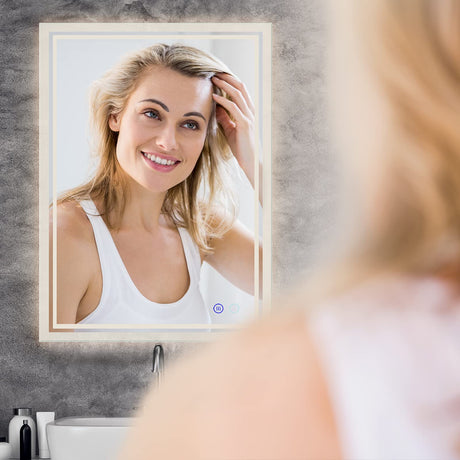 32"x 24" LED Bathroom Mirror,Led Mirror for Bathroom,Bathroom Mirror with Lights
