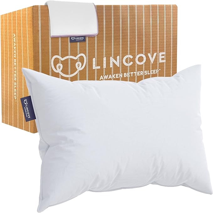 Recreation Sleeping Pillow, Filled with Premium Down, 600 Fill Power – Includes A Pillow