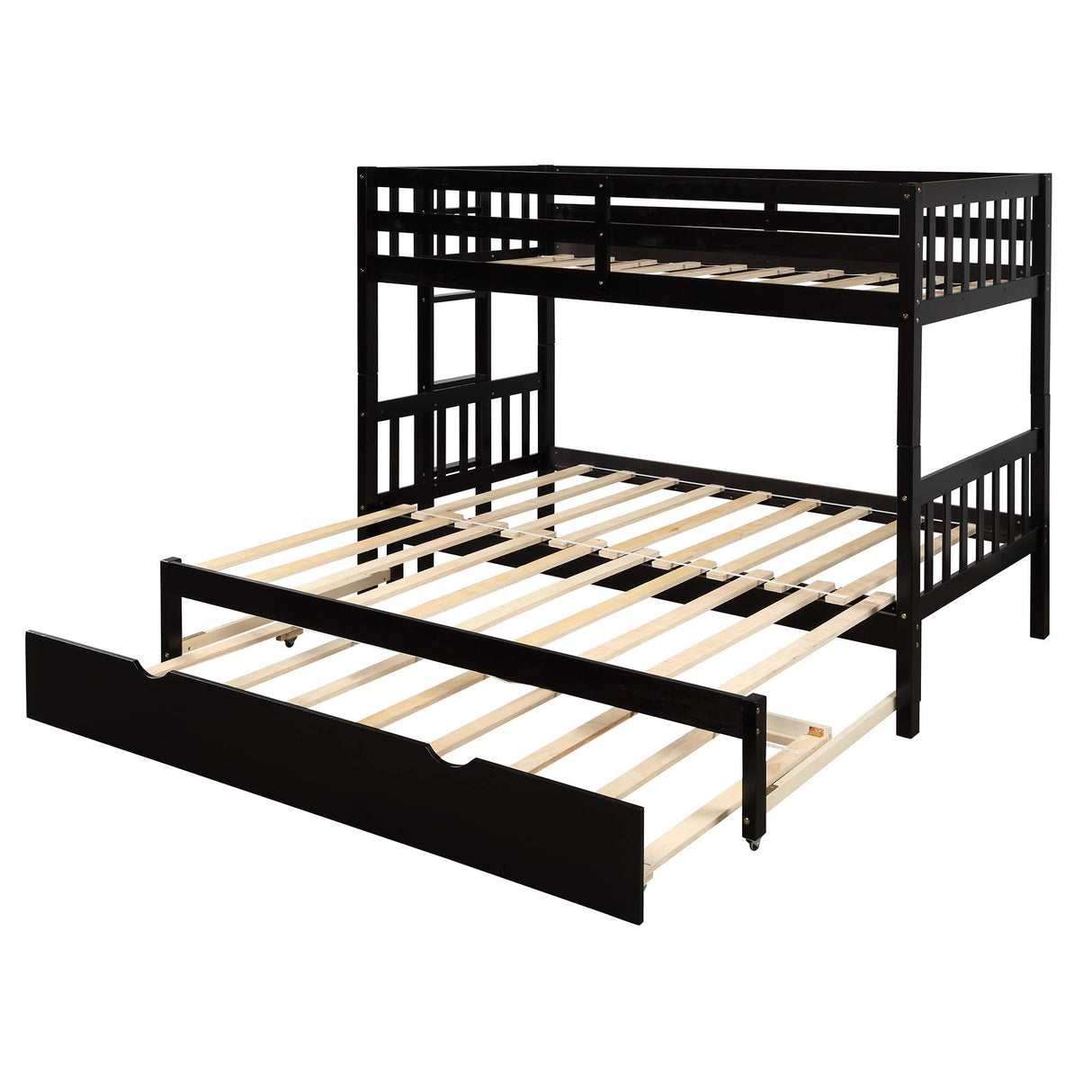 Over Twin/King Bunk Beds with Trundle, Twin Over Pull-Out bunk Bed Accommodate