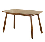 Playmate Mid Century Modern Rectangle Dining Table, 47.25", Walnut