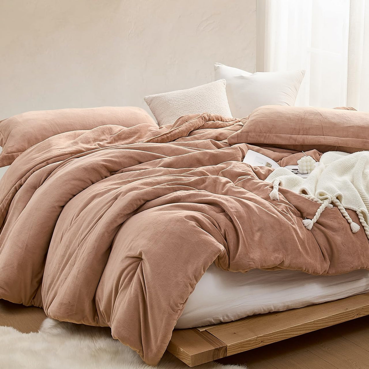 Softer Than Soft - Coma Inducer® Oversized King Comforter Set - Cork
