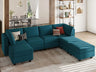 Oversized Modular Sofa with Storage Seat U Shaped Couch Modular Sectional Sofa Couch