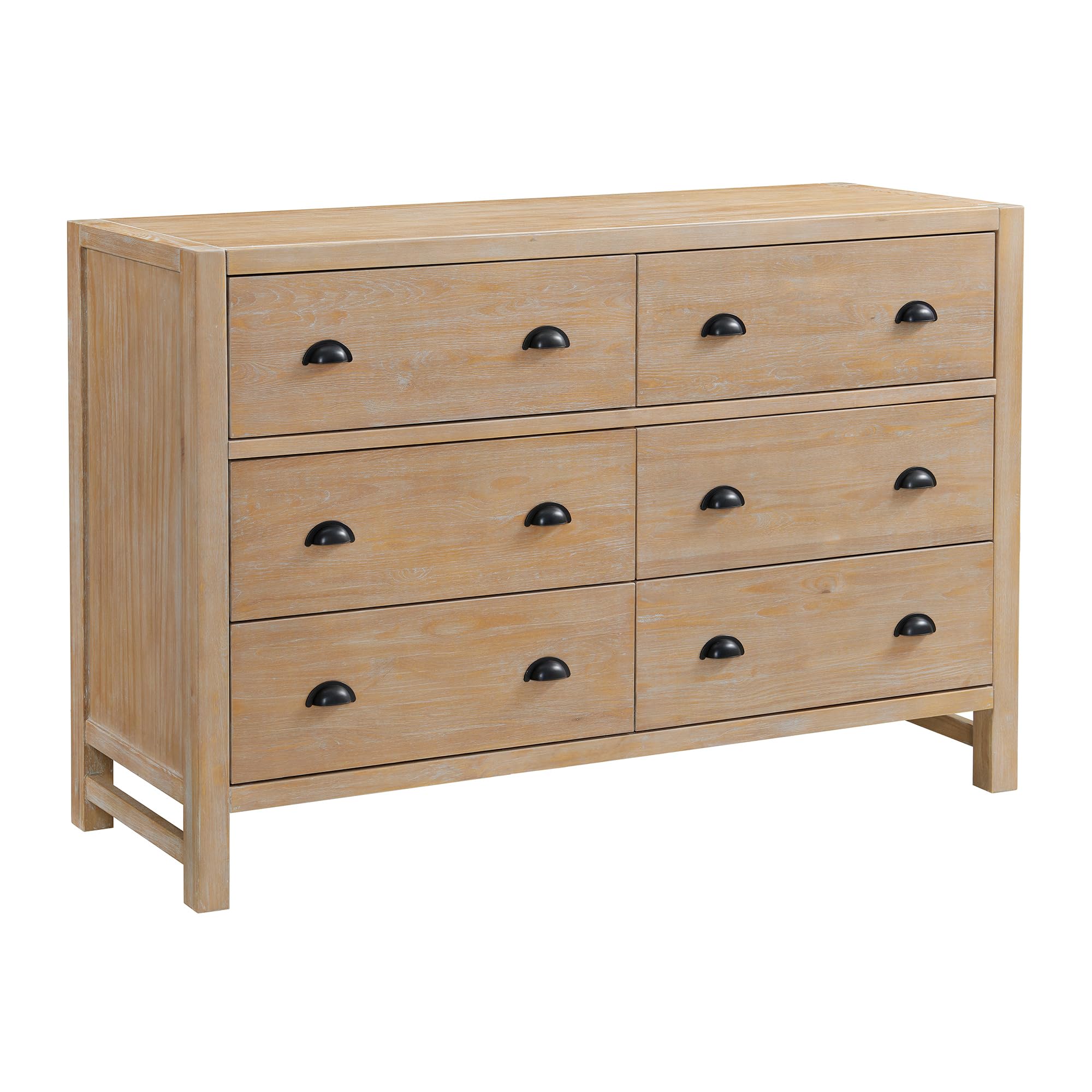 4-Piece King Bedroom Set - Solid Pine Wood, Includes King Bed