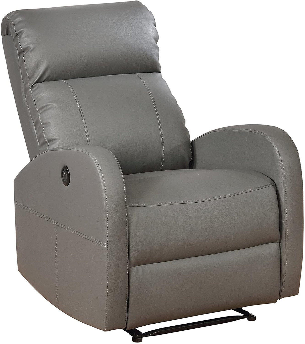 Sean Collection Modern Electric Leather Recliner Chair with USB Charging Port an