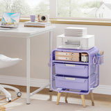 Night Stand,Cute End Table with Storage Drawer,Kids Nightstand for Bedroom Furniture