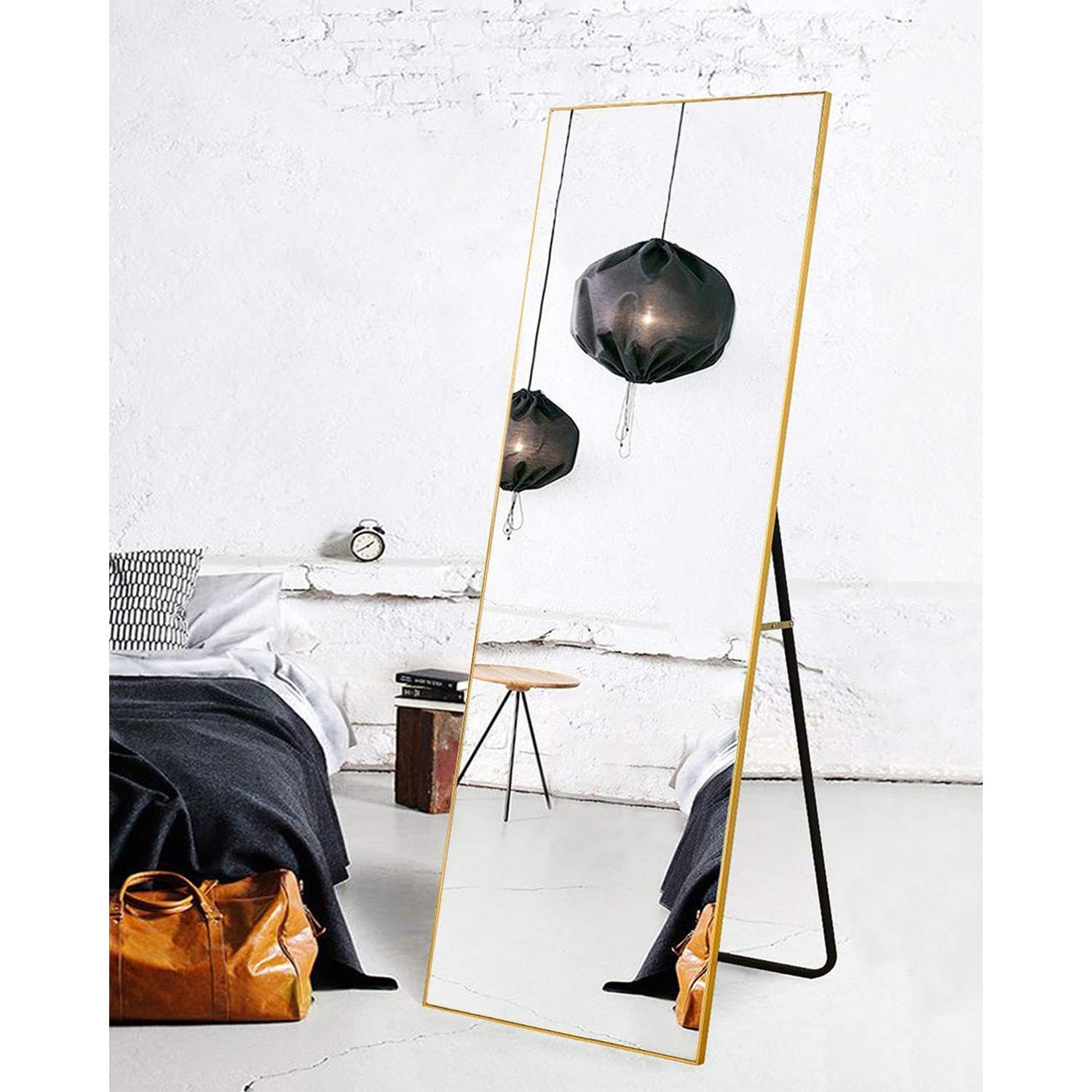 Mirror, Floor Mirror, Standing Mirror, Flannel Wall Mirror