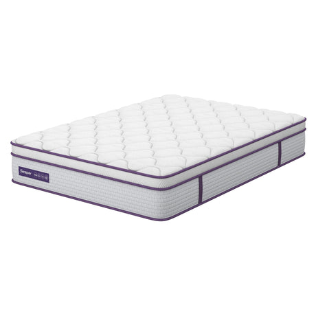 Queen Size Mattress - 10 Inch Hybrid Mattress with Memory Foam & Heavier Coils - Ergonomic Design for