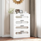 Dresser for Bedroom, Modern Chest of Drawers with Deep Drawers, 4 Drawer Dressers