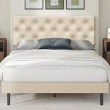Full Size Boucle Bed Frame