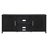 Strahm Rectangular TV Stand for TV's up to 65" in Black Grain