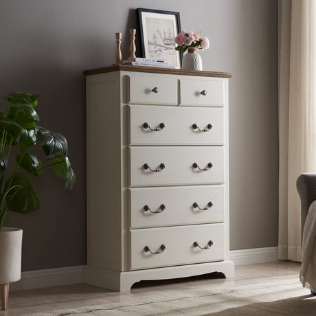 6 Drawers Dresser Chests for Bedroom