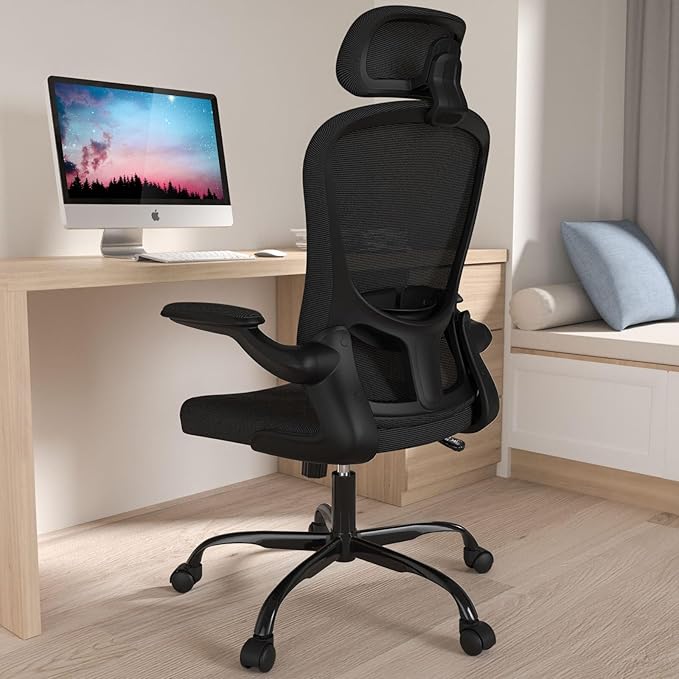 Office Chair, High Back Ergonomic Desk Chair, Breathable Mesh Desk Chair