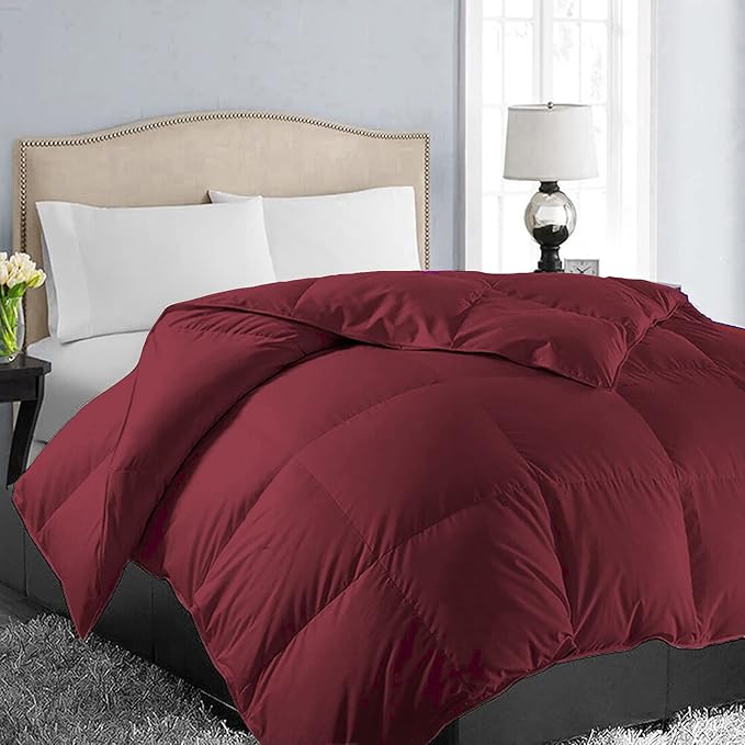 All Season King Size Soft Quilted Down Alternative Comforter Reversible Duvet Insert