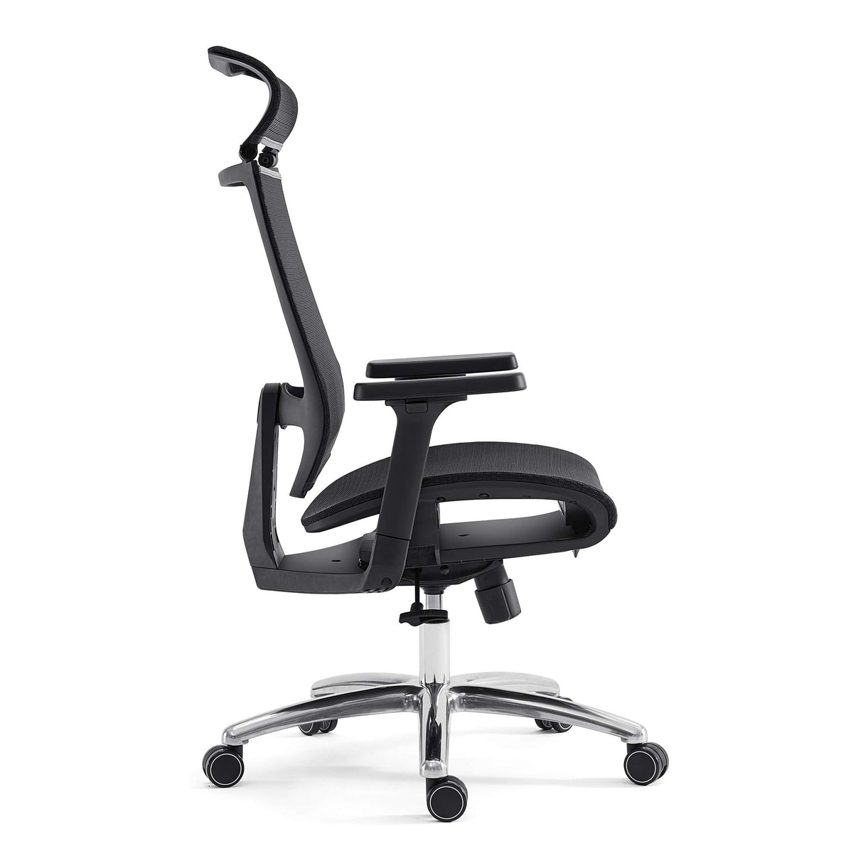 Ergonomic Office Chair with Mesh Seat & Adjustable Lumbar Support, High Back Desk